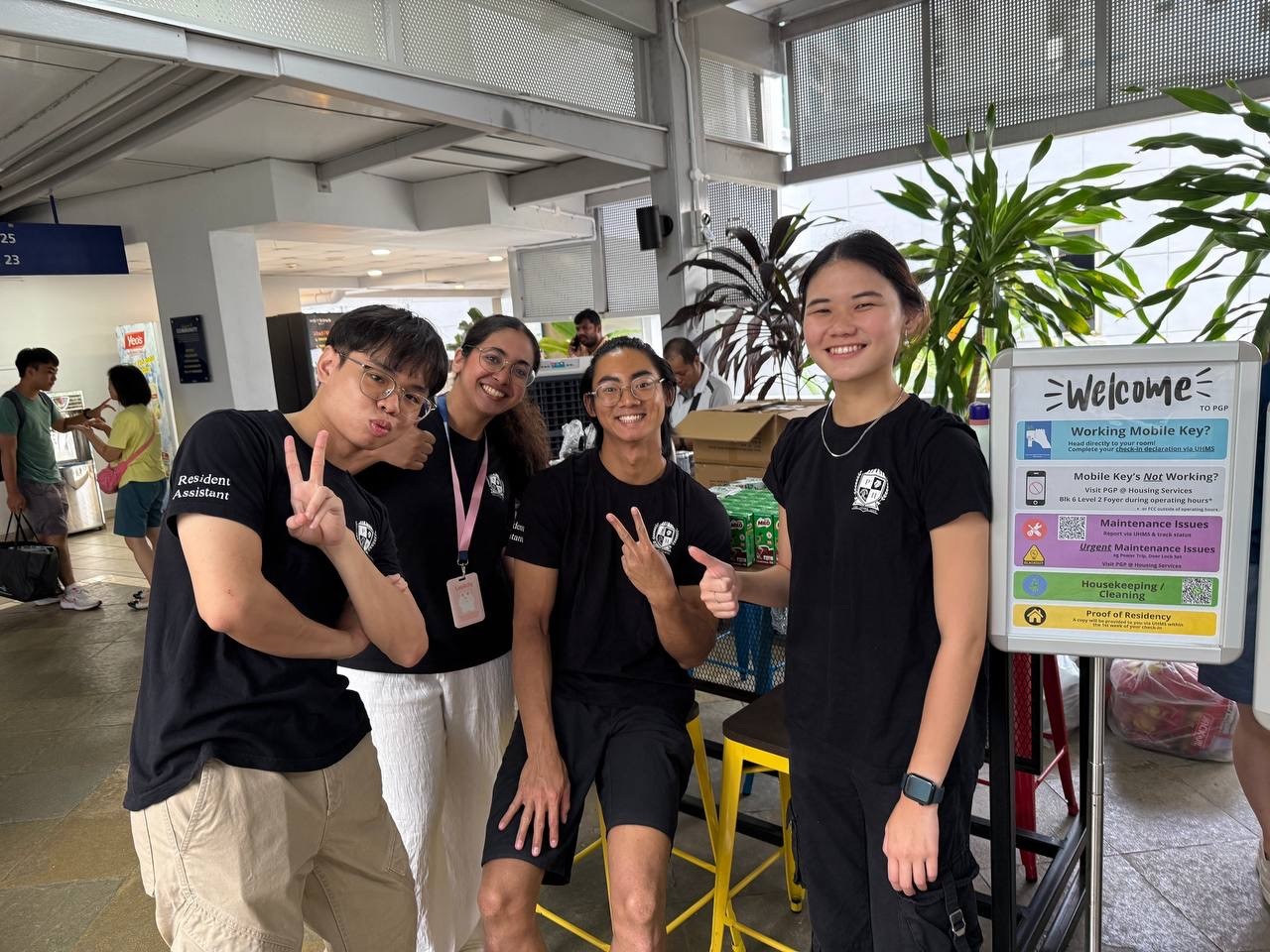 RA contacts and duty roster